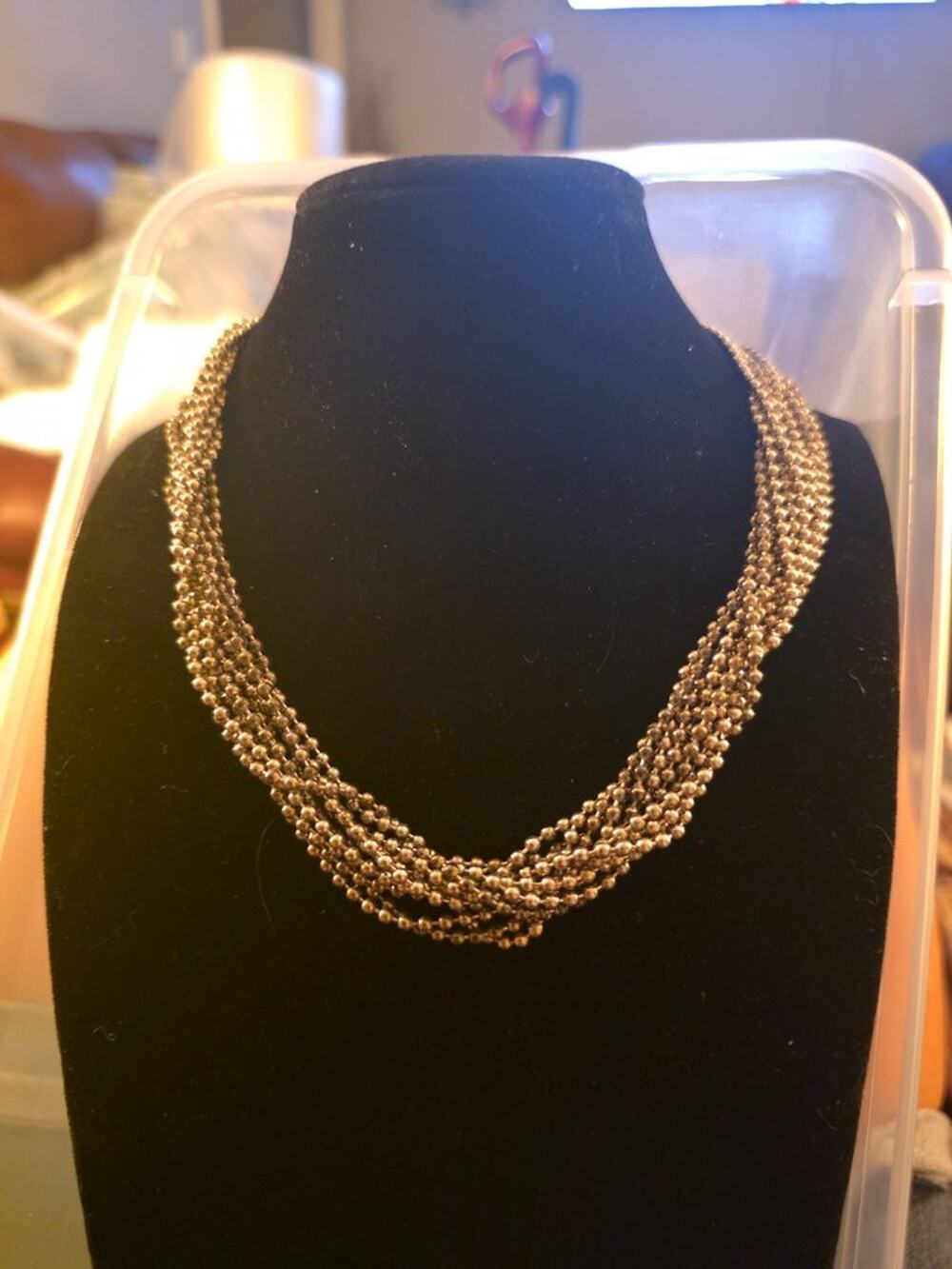 Vintage Multi-Strand Beaded Necklace B